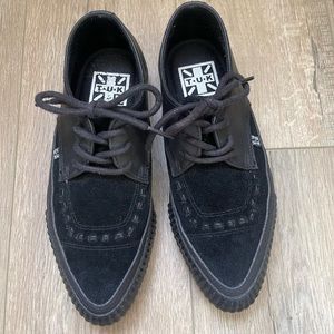 T.U.K. Footwear Suede Pointed Creepers